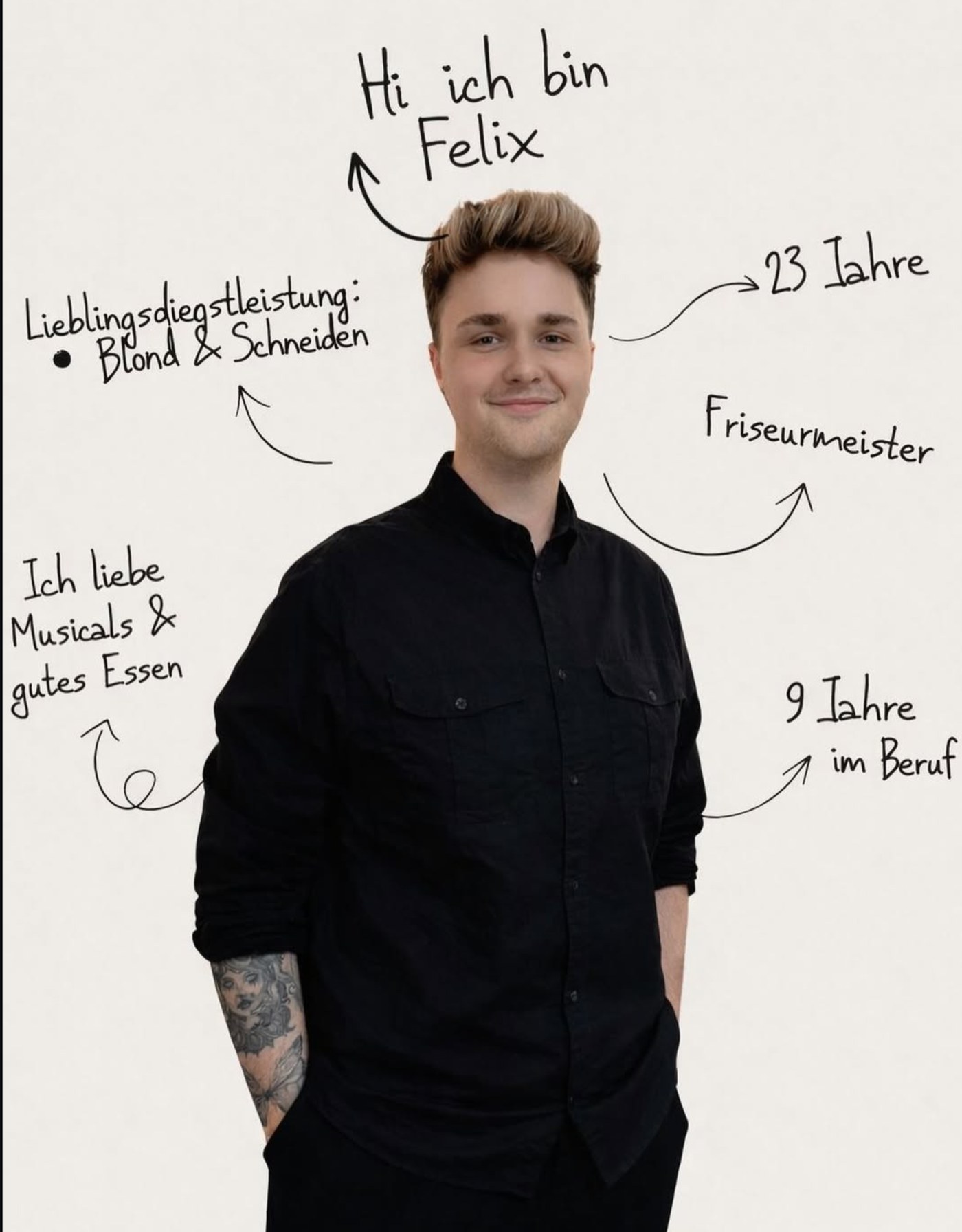 Felix, Friseurmeister und Spezialist für Blond und Schneiden